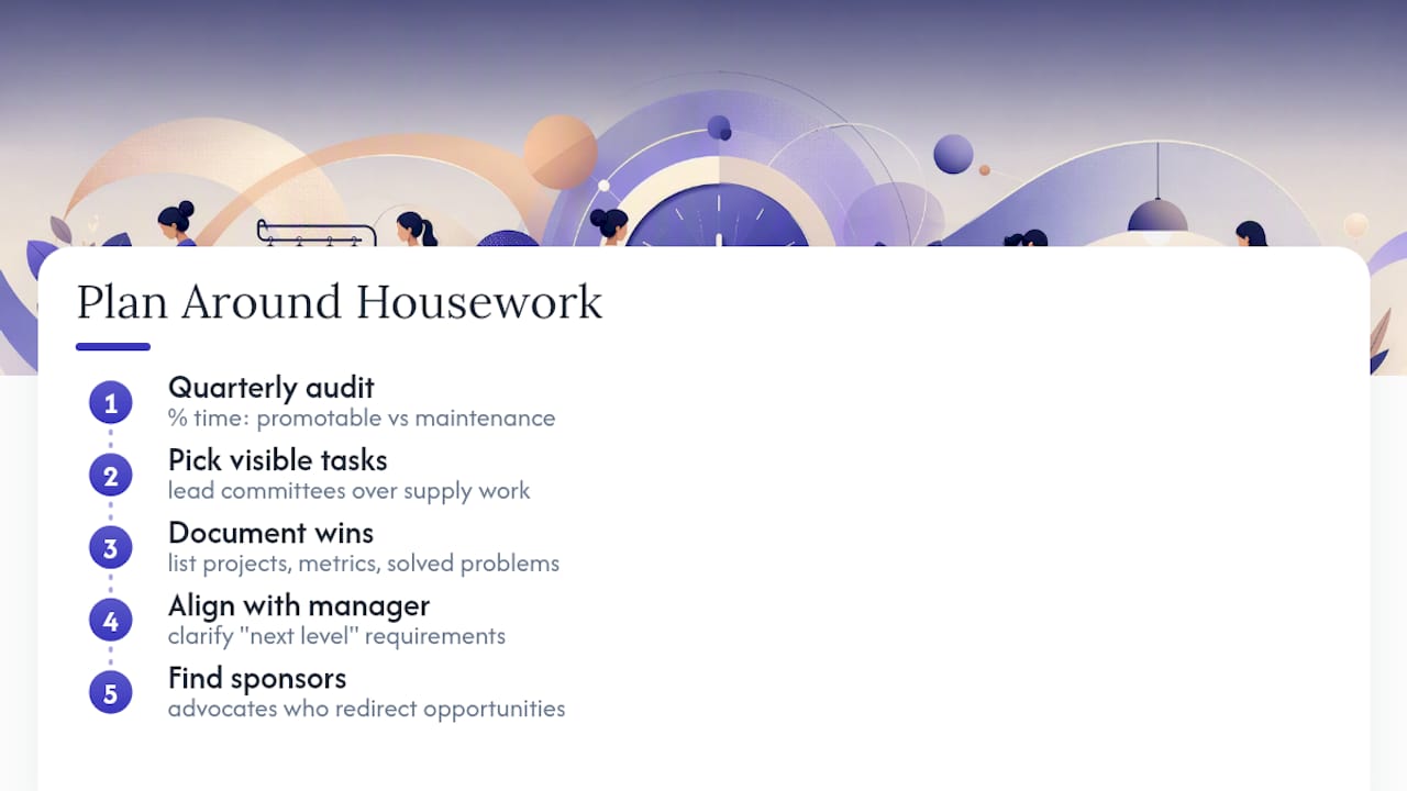 Planning Your Career Around, Not Office Housework — overview diagram