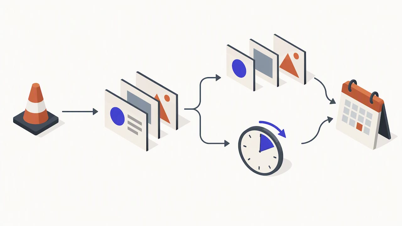 Rehearsal clarifies slides and reduces overruns